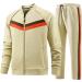 Aiozowa Men's Tracksuit Set | Full-Zip Sweatsuit with Active Jacket & Pants | 2-Piece Outfit - Large - Buy Online on GoSupps.com