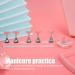 Proper Size Magnetic Nail Tips Holder Nail Art Display Stand High-Quality Materials for Home Beauty Salon Manicure Store Salon Shop(6#Set) - Buy Online on GoSupps.com