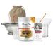 Sea Moss Gel Making Kit - DIY Kit with Hand Blender Smoothie Cup - Mums Moss Make Your Own Seamoss Kit Nutrient Packed Wild Crafted St Lucia Sea Moss
