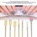 Nail Drill Kit - 7pcs Professional Manicure & Pedicure Drill Bit Set for Acrylic & Gel Nails - Perfect Accessories for Sanding & Grinding - Buy Online on GoSupps.com