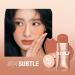 6 Colors Lipstick Glow Colour Bounce Blush Stick 3-In-1 Tint Buildable Waterproof Lightweight Blush Stick Cream Blends Perfectly Onto Skin Dainty For Eyes Lips & Cheeks Versatile Use (#04 Subtle) - Buy Online on GoSupps.com
