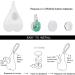 Bike Tail Ball Light - Waterproof Silicone LED Safety Warning Light for Cycling - Red Bicycle Seat Back Signal Lamp - Buy Online on GoSupps.com