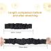 Compatible for Popglory P22 Band  Fabric Elastic Scrunchie Elastic Women Cute Replacement Straps Compatible for Popglory P22 / Donerton Smartwatch / iTouch Air 3 / IOWODO R3Pro Smartwatch Black - Buy Online on GoSupps.com