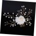 FRCOLOR Pearl Hair Clips Hair Clips with Rhinestone Pearl Headpiece Wedding Headpiece for the Bride Wedding Headpiece Bridal Comb Bridal Hair Comb Headpiece Hair Pin Accessories - Buy Online on GoSupps.com