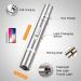 HOHUIGO Cat Toys for Indoor Cats Adult Kittens Interactive Dog LED Pointer USB Rechargeable Pen Light Red Dot Kitten Chaser Toys Teaser Wand Mouse Pet Scratch Exercise Tools Silver Adult Cats_Silver - Buy Online on GoSupps.com