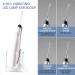 Vibrating Ear Wax Removal Tool with Light - Safe Ear Wax Cleaner for Adults or Kids with 4 Ear Pick Pieces and Brush - White - Buy Online on GoSupps.com