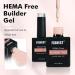 FZANEST No HEMA Builder Gel Nude Building Nail Gel for Nail Apex and Extension Strengthener Hard Gel in Bottle LED UV Soak Off Gel Nail Polish - Buy Online on GoSupps.com