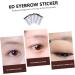 FRCOLOR 5pcs Eyebrow Stickers Cosmetic Eyebrow Decals Hair-like Eyebrows Stickers 4d Styling Stickers Modify - Buy Online on GoSupps.com