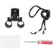 Lightweight Magnifying Glass 2.5/3.5X Hd Binocular Optical Glass Lens Clip Magnifying Glass for Reading/Observation/Watch Repair/2* Lofty Ambition - Buy Online on GoSupps.com