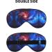 Red Blue Galaxy Print Eye Mask | Ultra-Soft & Light-Blocking for Restful Sleep - International Shipping Available - Buy Online on GoSupps.com