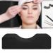 Sanon eyelash cushion eyelash extension neck pillow extra soft U-shape memory foam pillow beauty makeup curve pillow for home salon props eyelash extensions (black)