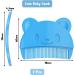 2 Pcs Baby Comb and Hair Brush Set - Toddler and Newborn Cradle Cap Comb in Blue - Buy Online on GoSupps.com
