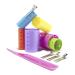 Conair Hair Rollers, Hair Curlers in Assorted Sizes and Colors, Magnetic Hair Curler Set with Comb and Clips Included, 75-Piece Set