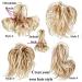 Ponytail Hair Extension 11-12 Inch Clip-In | Adjustable Curly Wavy Synthetic Hair for Women - International Shipping Available - Buy Online on GoSupps.com
