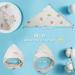 Buy WD & CD 8-Piece Baby Triangular Scarf Bib - Soft Absorbent Musselin Bibs for Newborns Toddlers & Kids | Adjustable Snap Buttons | Perfect for Boys & Girls - Buy Online on GoSupps.com