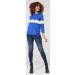 Happy Mama Women's Nursing Hoodie Breastfeeding Maternity - Royal Blue & White - Size 10 - Buy Online on GoSupps.com