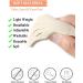 4 Pairs Adjustable Shoe Filler & Heel Grip Liner Inserts - Reusable Toe Plug Foot Brace Pads for Men & Women - Black Khaki Beige - Buy Online on GoSupps.com