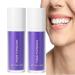 Lila toothpaste white teeth purple teeth whitening tooth paste tooth whitening toothpaste color correction purple tooth paste.