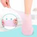 Silicone Moisturizing Socks Women Foot Spa Pedicure Silicone Socks Foot Mask Exfoliating Beach Protective Gel Socks Anti Slip Aloe Socks for Dry Cracked Feet Calluses Foot Care (Pink) - Buy Online on GoSupps.com