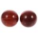 Magiclulu 1 set of handball large wooden beads cone balls for hand fitness balls Hand exercise massage balls wooden baoding balls massage massage ball traditional chinese medicine fabric foot sole