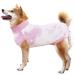 Lianzimau Dogebody after op castration male body for dogs after op body dog bitch dog-dividers wound protection suits for dogs surge suit pet shirts s tie-dye pink