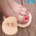 LIULDASHUN Toe Splint Corrector - Three Hole Bunion & Toe Straightener for Crooked Hammer & Claw Toes - Foot Care Adjuster for Overlapping Toes (Left) - Buy Online on GoSupps.com