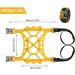 Swetup Universal Snow Chains - 6-Piece Tire Chains for Cars & Trucks (205/55 R16) | Anti-Slip Safety Aid for Tire Width 165-285 mm - Buy Online on GoSupps.com