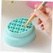 FRCOLOR Make up Brush Cleaning Solution Foundation Brush Cleaner Makeup Brush Cleaning Bowl for Makeup Tools Silicone Brush Cleaning Bowl Foldable Dryer Storage Rack Detergent Cleaning Pad - Buy Online on GoSupps.com