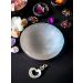 Selenite Round Cleansing Bowl - Handmade Natural Spirit Healing Plate for Meditation & Jewelry Storage (10cm) - Buy Online on GoSupps.com