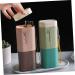 Plafope Travel Toothbrush Storage Box - 3-Piece Set with Toothpaste Holder & Travel Mug - Perfect for On-the-Go Oral Care - Buy Online on GoSupps.com