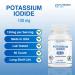 Potassium Iodide 130mg Tablets - 2 Pack | Thyroid Supplement | Kosher Iodine | EXP 07/2025 - 120 Tablets - Buy Online on GoSupps.com