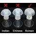 FCS Silicone Ear Tips for BTE Hearing Aids - Replacement Earplug Domes with Tube & Elbow Connectors (12 Pack Large 14mm) - International Shipping Available - Buy Online on GoSupps.com