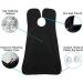 Beard Shaving Bib for Men Mustache Care & Hair Catcher Professional Hair Clippings Catcher Waterproof Grooming Cape Apron Non-Stick Beard Trimming Bib with 2 Suction Cups Black - Buy Online on GoSupps.com