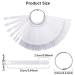 FHDUSRYO 300pcs Clear Nail Swatch Pop Sticks | Nail Colour Display Art Tips with Metal Rings - Ideal for Nail Salons & Beginners - Buy Online on GoSupps.com