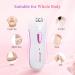 Facial Epilators for Women Facial Hair Remover with LED Light Mini Rechargeable Face Epilator Including Eyebrow Trimmer for Facial Armpit Bikini and Leg - Buy Online on GoSupps.com