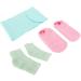 Qukaim Hydrating Neck Wrap Sock Moisturizing Gel Socks and Neck Wrap Reusable Hydrating Elbow Sleeves Pink/Blue/Green - Buy Online on GoSupps.com