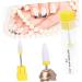 minkissy Nail File Bits Cuticle Drill Bit Nail Art Supplies Manicure Drill Bit nail polish grinding bit Nail Grinding Head ceramic drill bit nail bit Accessories electric motor medium Yellow - Buy Online on GoSupps.com