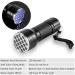 Yosoo Health Gear ET-A5386 UV Torch Ultraviolet Flashlight Portable Torch Lamp 21 LED Blacklight UV Flashlight Torch for Pet Urine Detector Find Stains on Clothes Carpet Rugs Floor - Buy Online on GoSupps.com