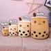 AMOZO Cute Cartoon Boba Milk Tea Plush Doll - 35cm Beige Giant Bubble Plushie Stuffed Tea Cup Pillow Gift Toy - Buy Online on GoSupps.com