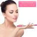 2-Piece Facial Hair Remover Spring for Women and Men - Remove Hair from Upper Lip, Chin, Cheeks, and Neck - Eyebrow Face Epilator Threading Tool (Black Rose Red) - Buy Online on GoSupps.com