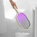 Electric Fly Swatter | 3000V Electric Indoor UV Light 2 in 1 Inhaled Photocatalyst Fly LED Lamp with 3-Layer Safety Mesh (Beige) - Buy Online on GoSupps.com