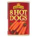 Kingsfood 8 Hot Dogs 400g