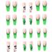 Halloween Press On Nails Medium Horror Ghost and Skull Halloween Fake Nails 24Pcs Coffin French Tip False Nails with Gel Glue Halloween Press On Nails - Buy Online on GoSupps.com