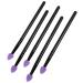 FOMIYES Set De Maquillaje 5pcs Silicone Eyeshadow Professional Silicone Makeup for Metallic Glitter Shimmer Eyeshadow (Purple Silicone Makeup Applicator