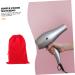 Baluue 3pcs Hair Dryer Storage Bag Hair Blower Bags Hair Dryer Drawstring Bags Hair Dryer Bags Flannel Red - Buy Online on GoSupps.com