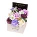 Soap Flower Gift Box - Realistic Artificial Flower Bath Soap for Valentine's Day & Thanksgiving | Purple 12cm x 12cm x 18cm - Buy Online on GoSupps.com