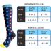 8 Pairs of Compression Stockings for Men & Women - 15-20 mmHg Support Socks for Nurses Athletics Travel & Medical Use (L-XL) - Buy Online on GoSupps.com