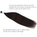 Nano Ring Tip Hair Extensions Real Human Hair Nano Beads 50g Remy Hair Extensions (16 Inch #2 Dark Brown) - Buy Online on GoSupps.com
