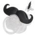 RX Mori Schnurrbart Schnuller - Stylish Mustache Baby Pacifier | Food-Safe Silicone for Newborns | Funny & Trendy Pacifiers for Boys & Girls - Buy Online on GoSupps.com