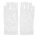 UV-Resistant Nail Art Hardening Lamp Glove | Manicure Protection for Skin Aging | Ideal for Canoeing & Driving (White) - Buy Online on GoSupps.com